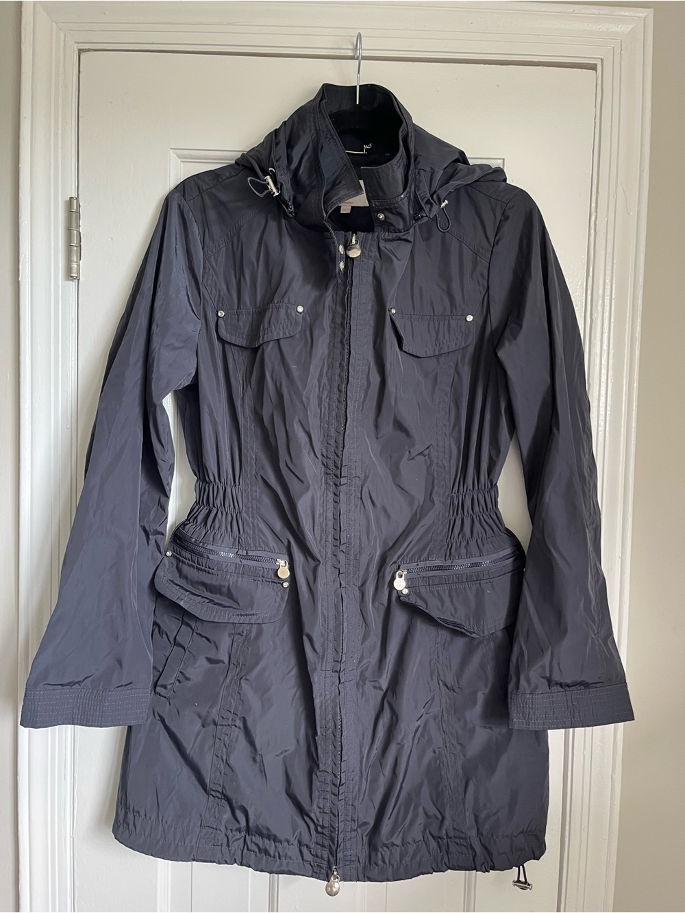 Women’s Lightweight Hooded Jacket - Dark Gray